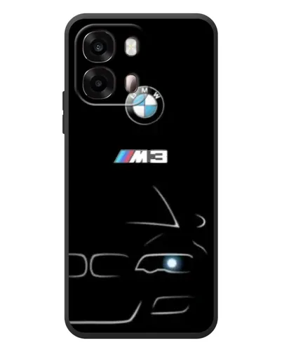 Чехол для OPPO A6s с картинкой «Минималистичный принт BMW M3»
