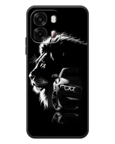 Чехол для OPPO A6s с картинкой «BMW и лев»