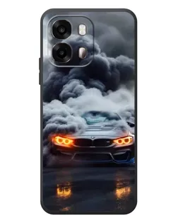 Чехол для OPPO A6s с картинкой «BMW в дыму»