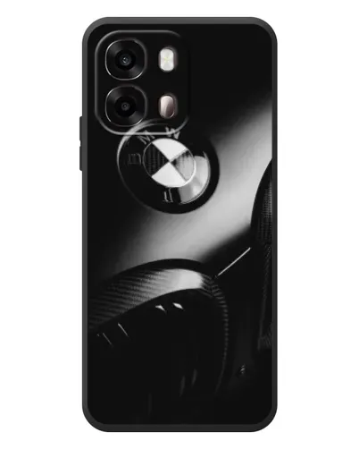Чехол для OPPO A6s с картинкой «Эмблема BMW — макро»