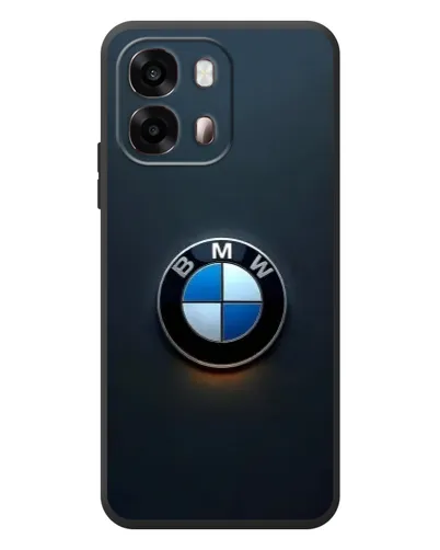 Чехол для OPPO A6s с картинкой «Логотип BMW — минимализм»