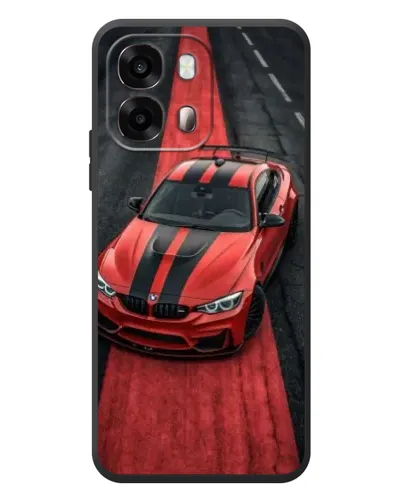 Чехол для OPPO A6s с картинкой «BMW на красной дорожке»