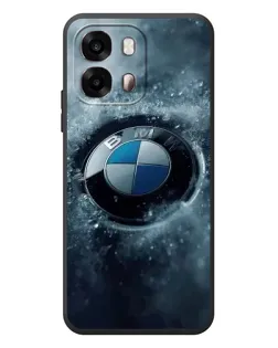 Чехол для OPPO A6s с картинкой «Логотип BMW — лед»