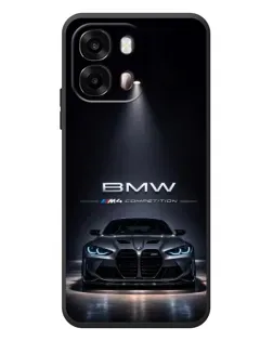 Чехол для OPPO A6s с картинкой «BMW сквозь ночной город»