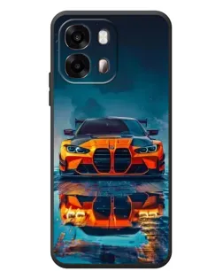 Чехол для OPPO A6s с картинкой «BMW — золотая эмблема»