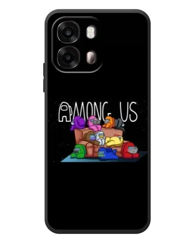 Чехол для OPPO A6s с картинкой «Логотип Among Us»