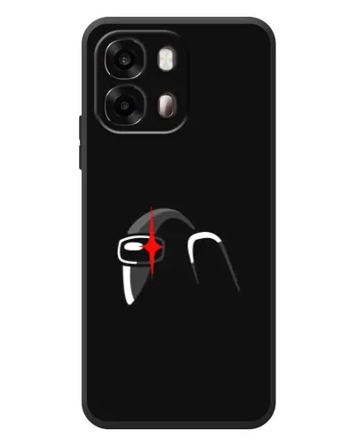 Чехол для OPPO A6s с картинкой «Among Us шлем»