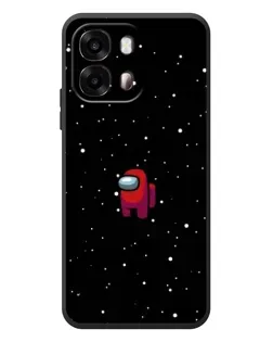 Чехол для OPPO A6s с картинкой «Красный Among Us»