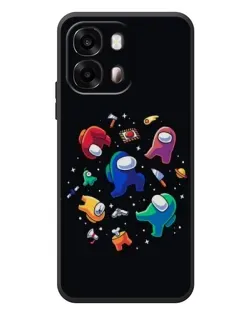 Чехол для OPPO A6s с картинкой «Among Us космос»