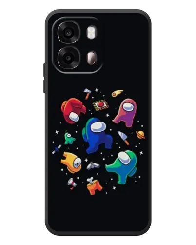 Чехол для OPPO A6s с картинкой «Among Us космос»