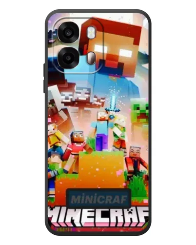 Чохол для OPPO A6s з картинкою «Minecraft герої гри»
