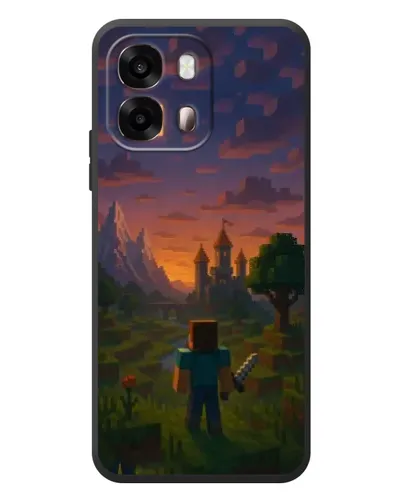 Чохол для OPPO A6s з картинкою «Стів біля вежі»