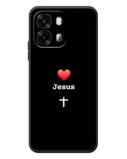Чехол для OPPO A6s с картинкой «Сердце - Jesus»