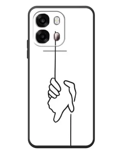 Чехол для OPPO A6s с картинкой «Рука держит»