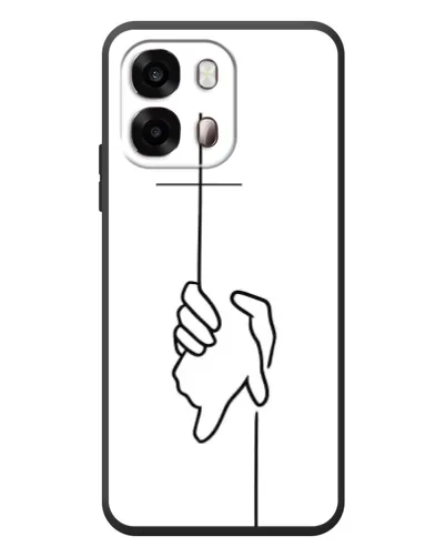 Чехол для OPPO A6s с картинкой «Рука держит»