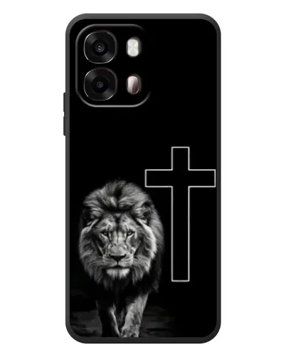 Чехол для OPPO A6s с картинкой «Лев и Крест»