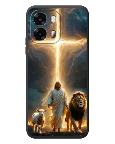 Чехол для OPPO A6s с картинкой «Лев Иуды и Свет»