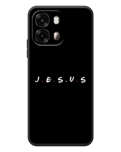 Чехол для OPPO A6s с картинкой «Точки веры J.E.S.U.S.»