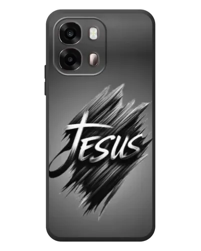 Чехол для OPPO A6s с картинкой «Надпись Jesus Graffiti»