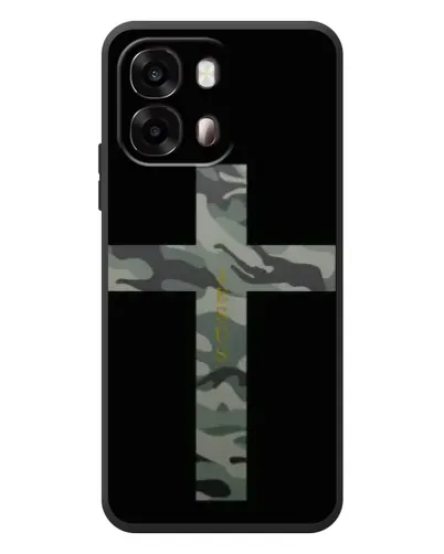 Чехол для OPPO A6s с картинкой «Милитари Крест»
