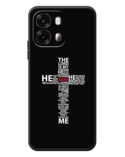 Чохол для OPPO A6s з картинкою «Текстовий хрест»