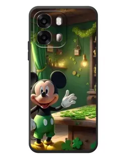 Чехол для OPPO A6s с картинкой «Микки в мастерской»