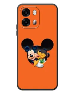 Чехол для OPPO A6s с картинкой «Сердце Микки Минни»