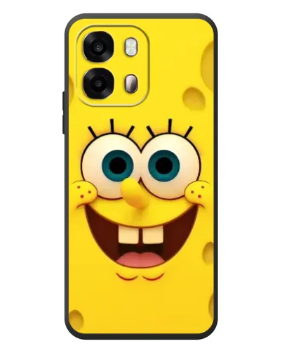 Чехол для OPPO A6s с картинкой «Губка Боб улыбка»