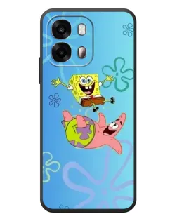 Чехол для OPPO A6s с картинкой «Спанч Боб и Патрик»