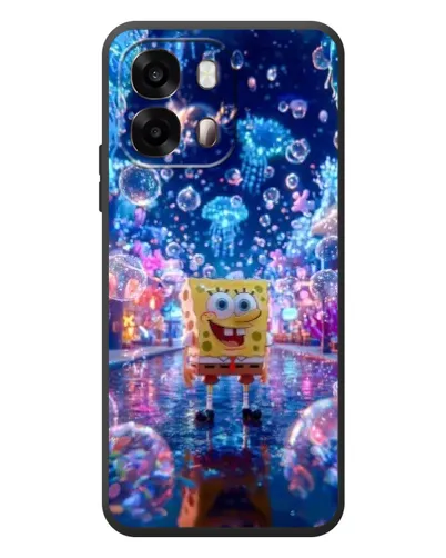 Чехол для OPPO A6s с картинкой «Неоновый океан»