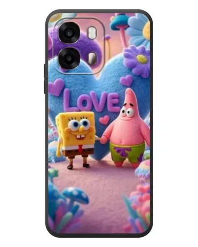 Чехол для OPPO A6s с картинкой «Губка Боб Патрик»