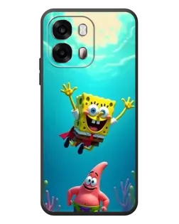 Чехол для OPPO A6s с картинкой «Спанч Боб под водой»