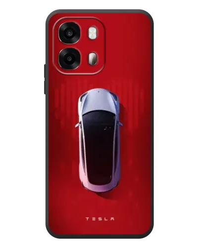 Чехол для OPPO A6s с картинкой «Tesla Top View»