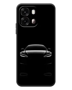 Чехол для OPPO A6s с картинкой «Силуэт Tesla Night»