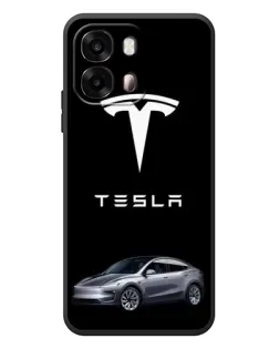 Чехол для OPPO A6s с картинкой «Tesla Model Y»