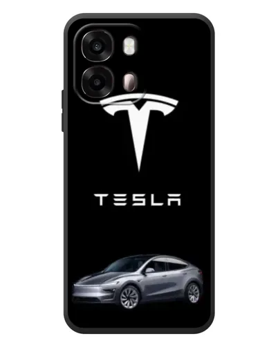 Чехол для OPPO A6s с картинкой «Tesla Model Y»