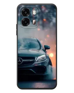 Чехол для OPPO A6s с картинкой «Mercedes — ночной город»