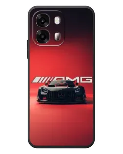 Чехол для OPPO A6s с картинкой «Mercedes AMG — красная линия»