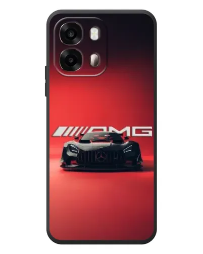 Чехол для OPPO A6s с картинкой «Mercedes AMG — красная линия»