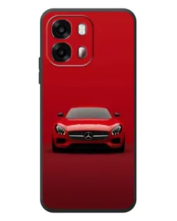 Чехол для OPPO A6s с картинкой «Красный Mercedes AMG»
