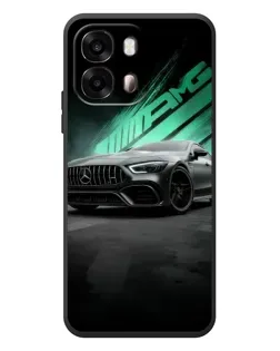 Чехол для OPPO A6s с картинкой «Темный Mercedes AMG»