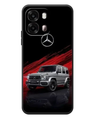 Чехол для OPPO A6s с картинкой «Mercedes G-Class красный»
