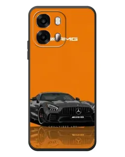 Чехол для OPPO A6s с картинкой «Оранжевый Mercedes AMG»