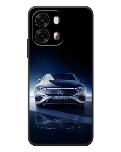 Чехол для OPPO A6s с картинкой «Ночной Mercedes EQ»