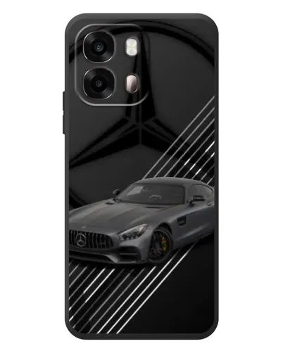 Чехол для OPPO A6s с картинкой «Mercedes AMG — графика»