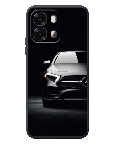 Чехол для OPPO A6s с картинкой «Свет фар Mercedes»
