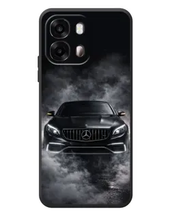 Чехол для OPPO A6s с картинкой «Mercedes в дыму»