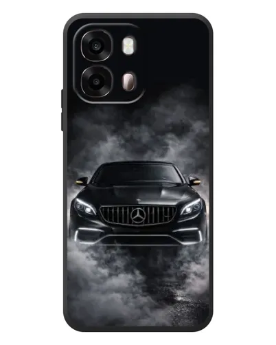 Чехол для OPPO A6s с картинкой «Mercedes в дыму»