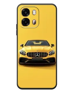 Чехол для OPPO A6s с картинкой «Желтый Mercedes GT»