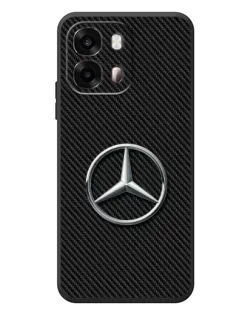Чохол для OPPO A6s з картинкою «Карбоновий Mercedes стиль»